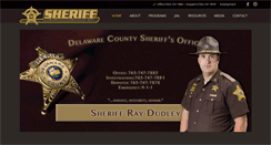 Desktop Screenshot of delawarecountysheriff.org